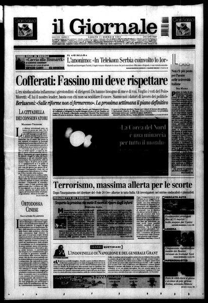 Il giornale : quotidiano del mattino